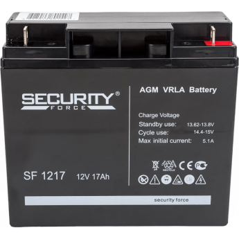 Батарея аккумуляторная SECURITY FORCE SF 1217