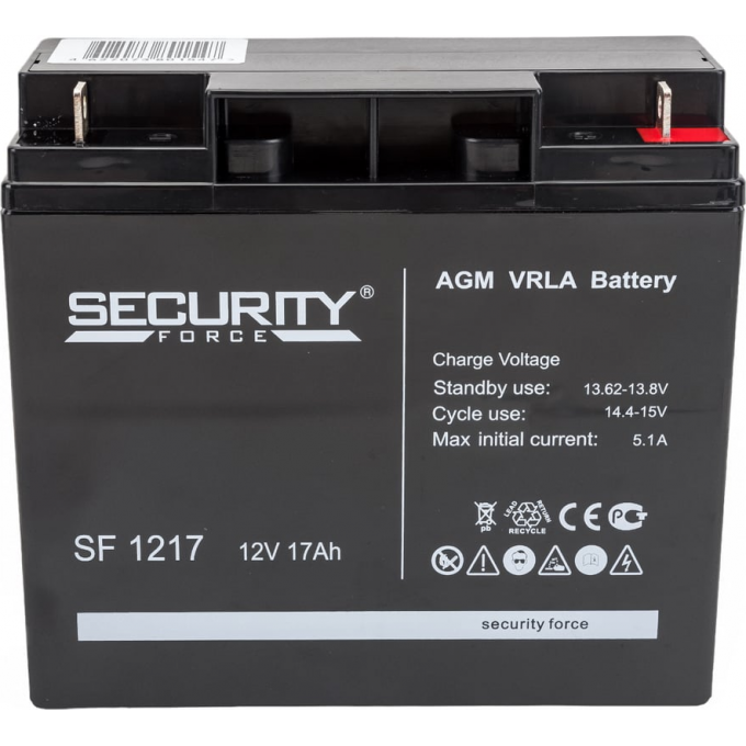 Батарея аккумуляторная SECURITY FORCE SF 1217